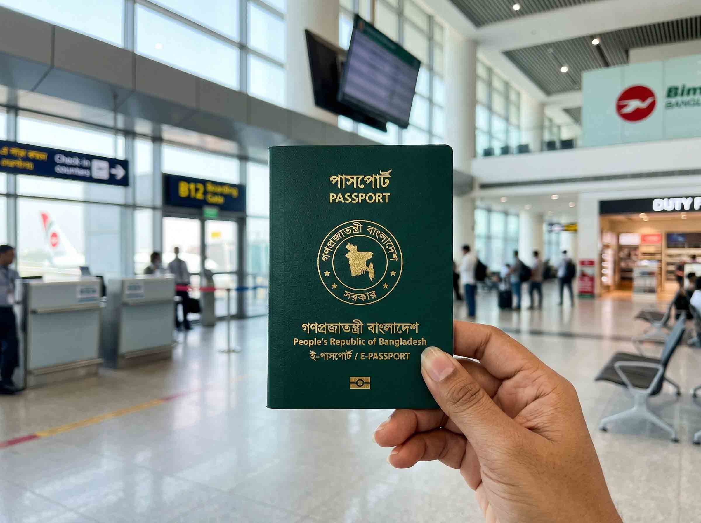 নতুন পাসপোর্ট ও সংশোধন আবেদন